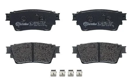 Тормозные колодки дисковые BREMBO P54 063