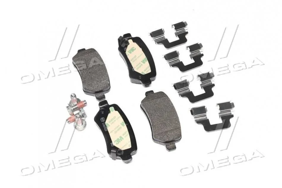 Гальмівні колодки задні дискові BREMBO P59 038 (фото 1)