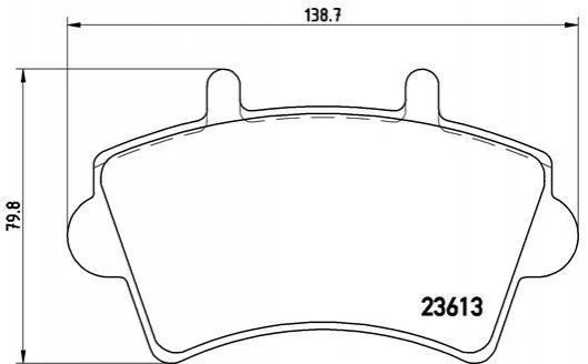 Гальмівні колодки передні дискові BREMBO P59 039 (фото 1)
