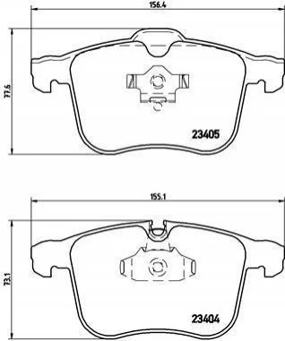 Гальмівні колодки передні дискові BREMBO P59 049 (фото 1)