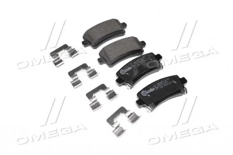 Тормозные колодки задние дисковые BREMBO P59 059