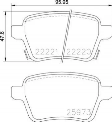 Тормозные колодки дисковые BREMBO P59 086 (фото 1)