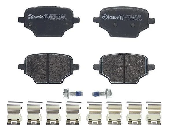Тормозные колодки дисковые BREMBO P59 098 (фото 1)