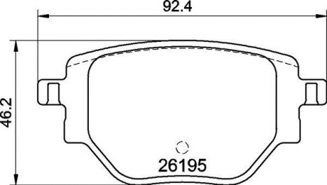 Гальмівні колодки дискові BREMBO P59 100