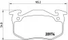 Тормозные колодки задние дисковые BREMBO P61 032 (фото 1)