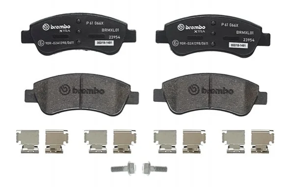 Тормозные колодки дисковые BREMBO P61 066X (фото 1)