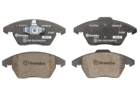 Тормозные колодки дисковые BREMBO P61 076X