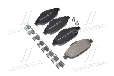 Тормозные колодки передние дисковые BREMBO P61 101