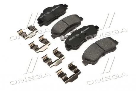 Тормозные колодки передние дисковые BREMBO P61 113
