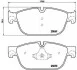 Тормозные колодки передние дисковые BREMBO P61 115 (фото 1)