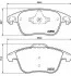 Тормозные колодки передние дисковые BREMBO P61 117 (фото 1)