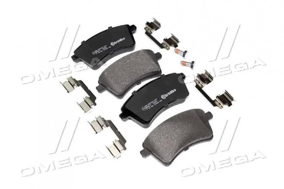 Тормозные колодки передние дисковые BREMBO P68 044 (фото 1)