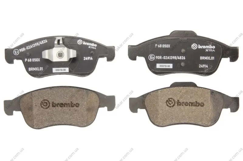 Гальмівні колодки дискові BREMBO P68050X (фото 1)