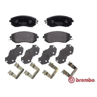 Тормозные колодки передние дисковые BREMBO P78 021