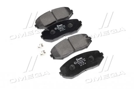 Тормозные колодки передние дисковые BREMBO P79 018