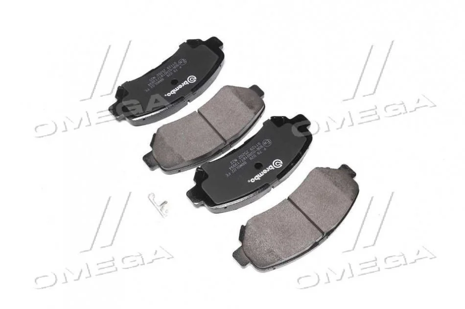 Тормозные колодки передние дисковые BREMBO P79 028 (фото 1)