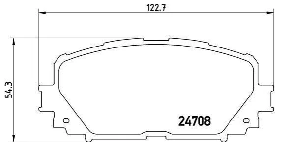 Гальмівні колодки передні дискові BREMBO P83 101 (фото 1)