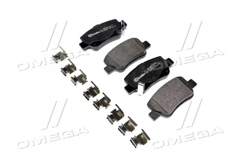 Тормозные колодки задние дисковые BREMBO P83 112 (фото 1)