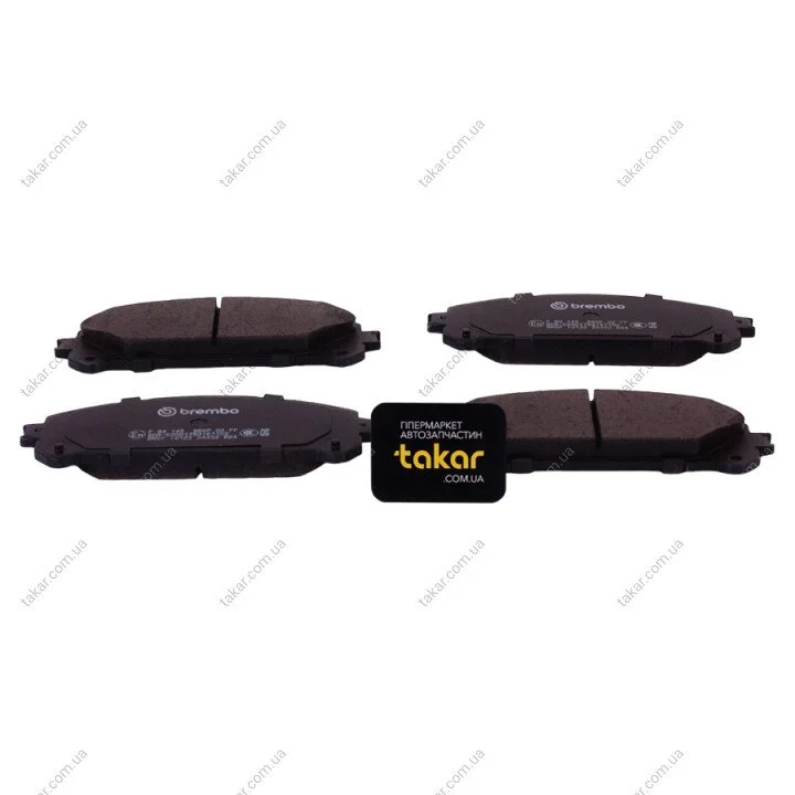 Тормозные колодки дисковые BREMBO P83 145 (фото 1)