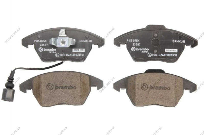 Тормозные колодки дисковые BREMBO P85 075X (фото 1)