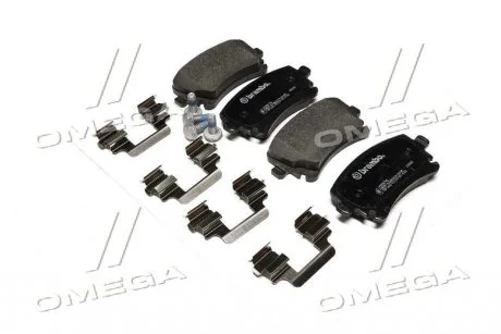 Тормозные колодки задние дисковые BREMBO P85 076