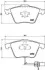 Гальмівні колодки передні дискові BREMBO P85 097 (фото 1)