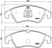 Тормозные колодки дисковые BREMBO P85 098X (фото 2)