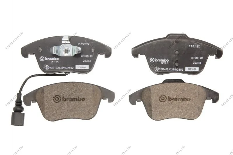 Тормозные колодки дисковые BREMBO P85112X (фото 1)