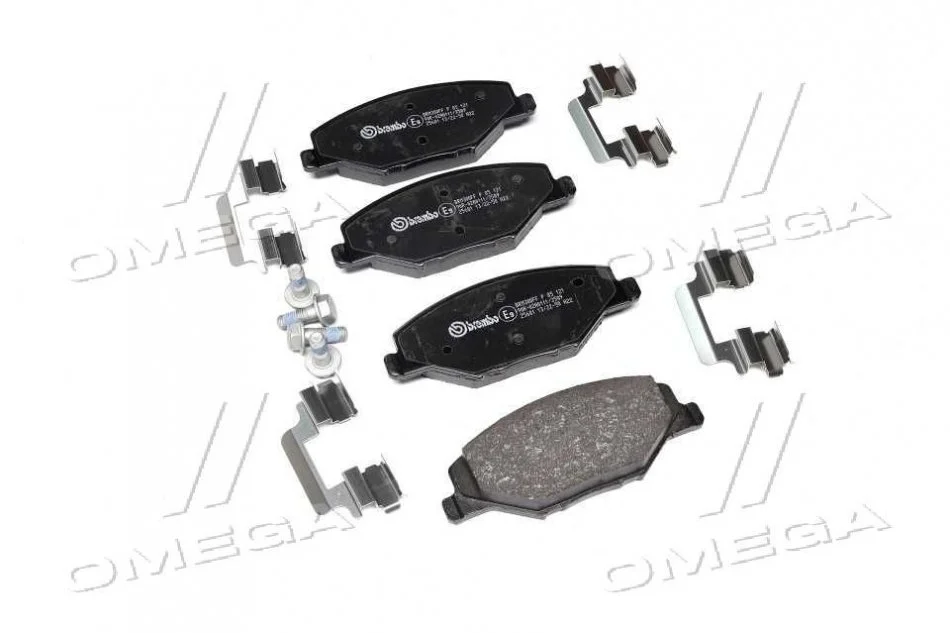 Тормозные колодки передние дисковые BREMBO P85 121 (фото 1)