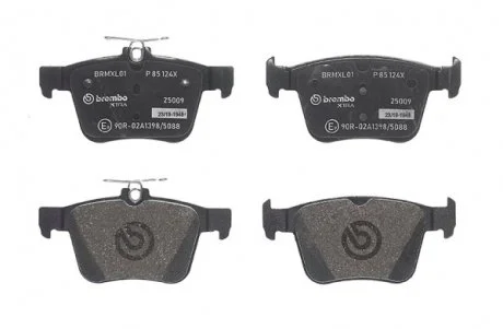 Гальмівні колодки дискові BREMBO P85 124X