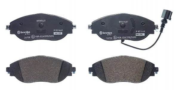 Тормозные колодки дисковые BREMBO P85 144X (фото 1)