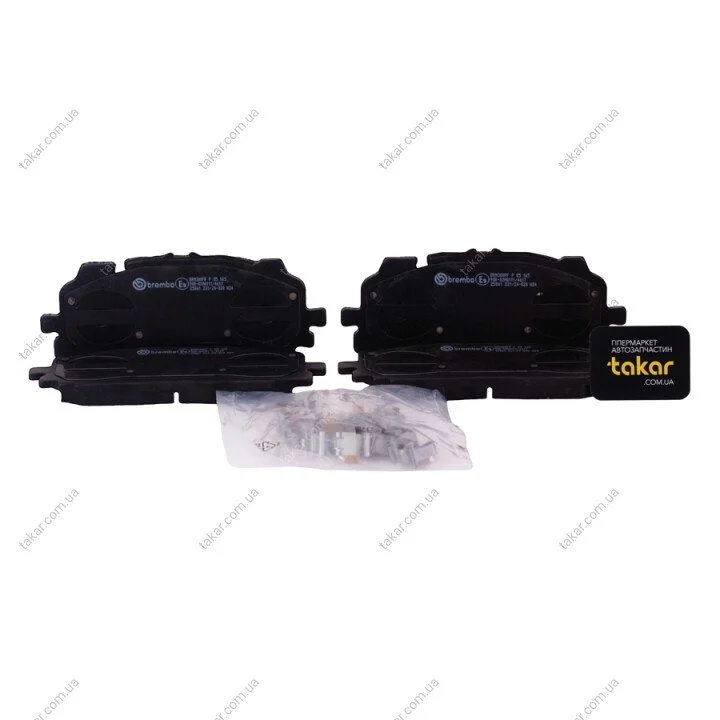 Тормозные колодки дисковые BREMBO P85 165 (фото 1)