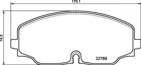 Гальмівні колодки дискові BREMBO P85 176