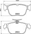 Тормозные колодки дисковые BREMBO P85 189 (фото 1)