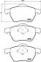 Тормозные колодки дисковые BREMBO P86 015 (фото 1)