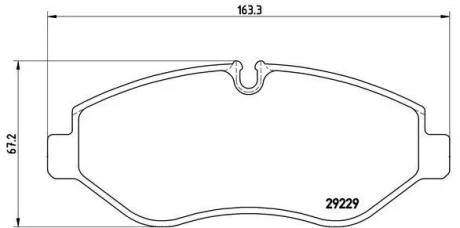 Гальмівні колодки дискові BREMBO PA6026