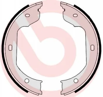 Гальмівні колодки задні барабанні BREMBO S06511 (фото 1)
