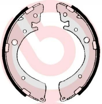 Тормозные колодки барабанные BREMBO S28 506 (фото 1)