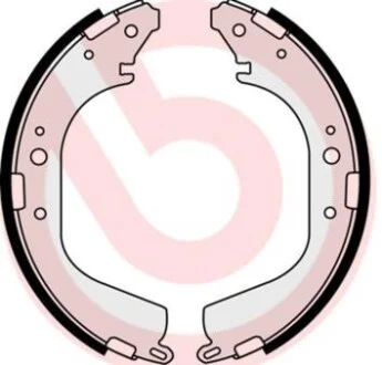Колодки тормозные барабанные (комплект 4 шт.)) BREMBO S56532