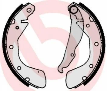 Тормозные колодки задние барабанные BREMBO S59513 (фото 1)