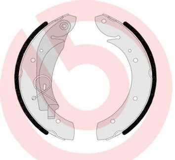 Тормозные колодки задние барабанные BREMBO S61 524