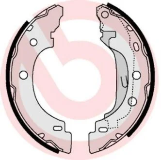 Тормозные колодки задние барабанные BREMBO S68 523