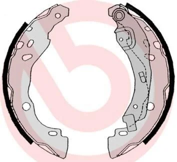Гальмівні колодки задні барабанні BREMBO S68 525