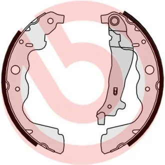 Тормозные колодки задние барабанные BREMBO S68 546