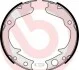Тормозные колодки задние барабанные BREMBO S78508 (фото 1)