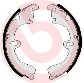 Тормозные колодки барабанные BREMBO S83 506 (фото 1)