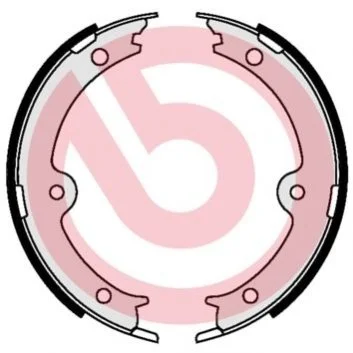 Тормозные колодки задние барабанные BREMBO S83564 (фото 1)