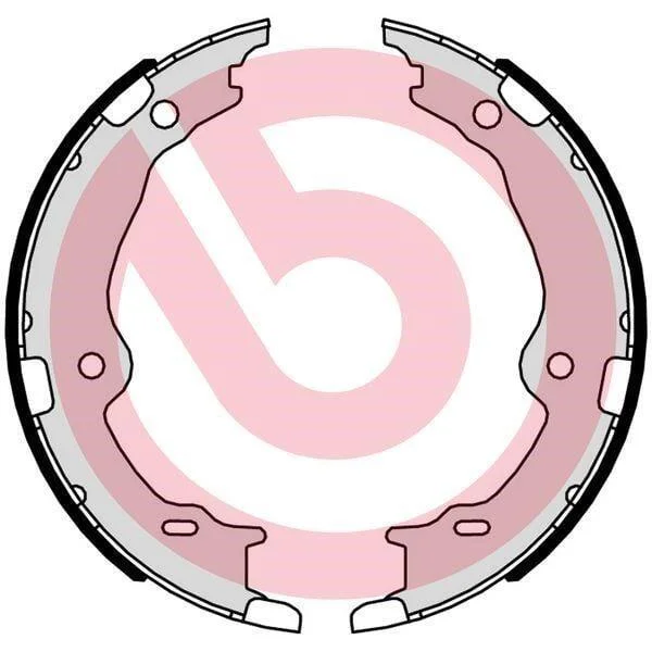 Тормозные колодки барабанные BREMBO S83572 (фото 1)