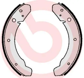 Гальмівні колодки барабанні BREMBO S85501 (фото 1)