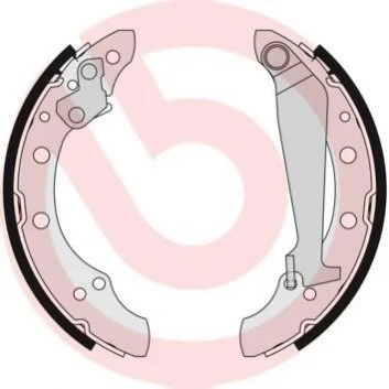 Тормозные колодки задние барабанные BREMBO S85 511 (фото 1)